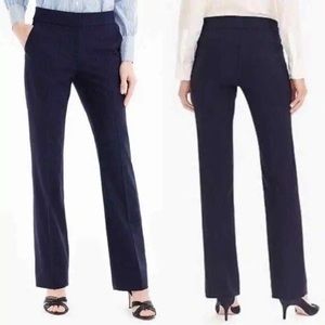 J. Crew Full Length Edie Pant in Navy Size 8